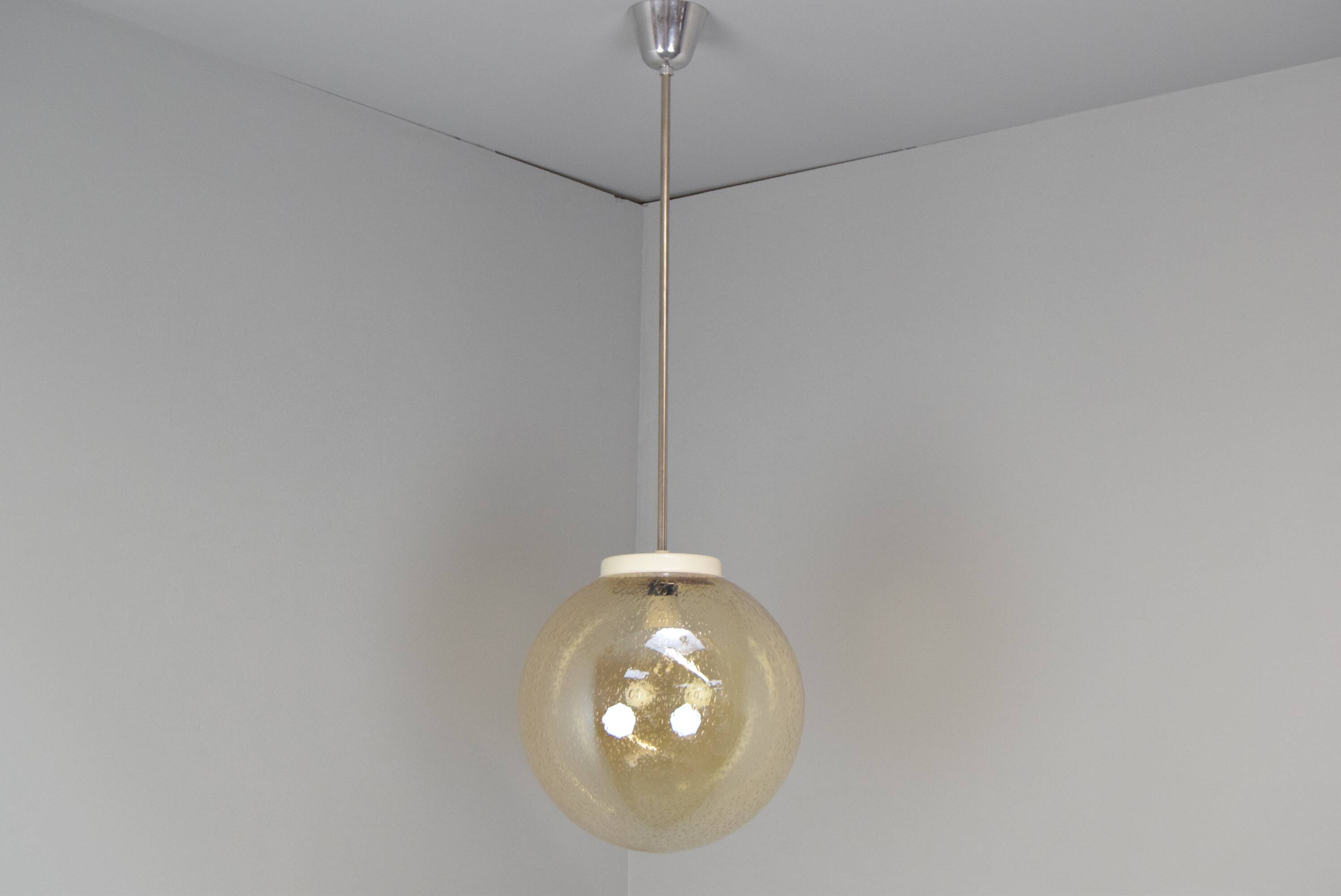 Mid-century pendant from Kamenický Šenov, Czechoslovakia, 1970s