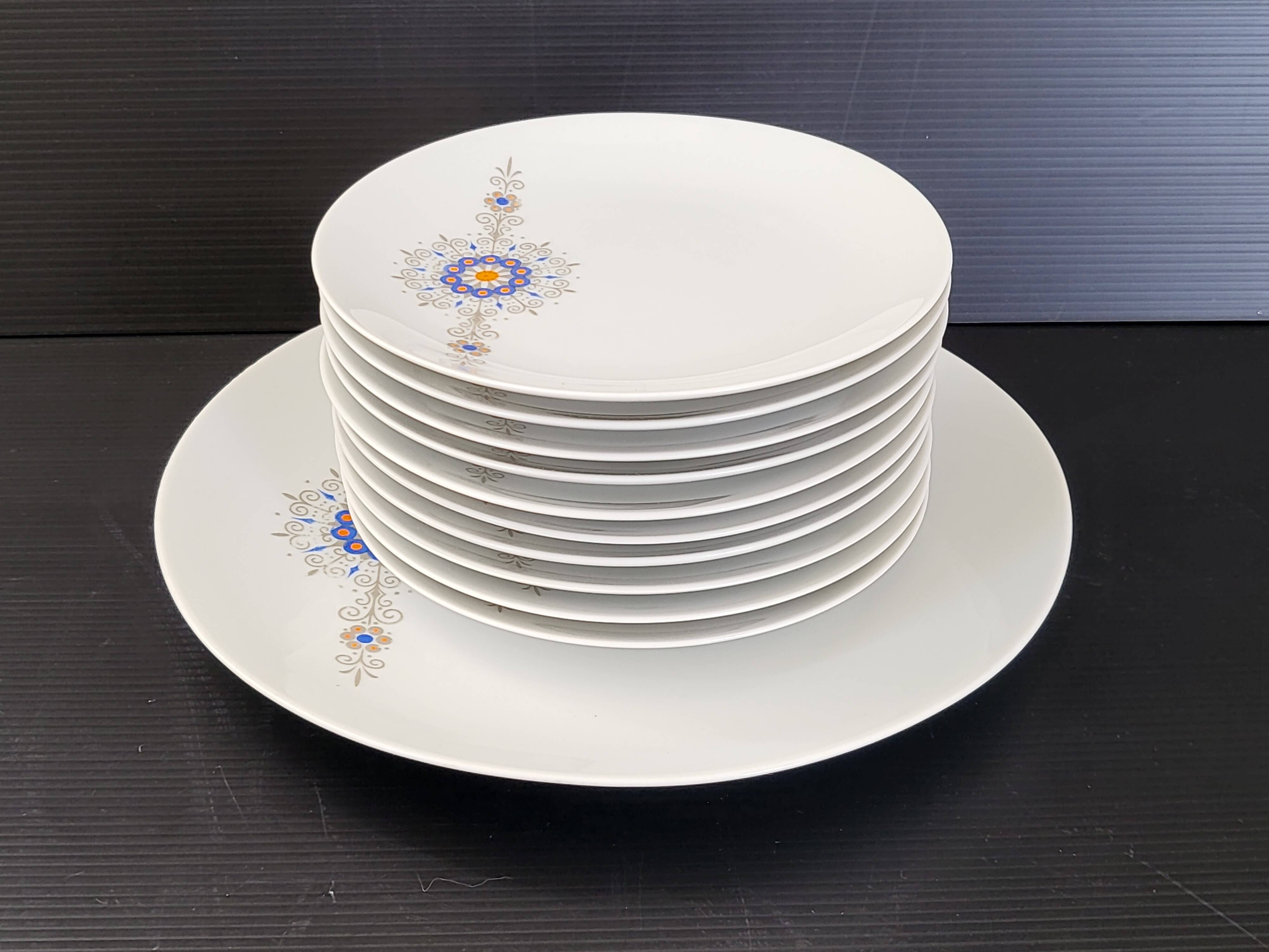 Vintage Bareuther Waldsassen dessert service 1970s