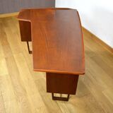 Boomerang Teak Desk by Peter Lovig 1950