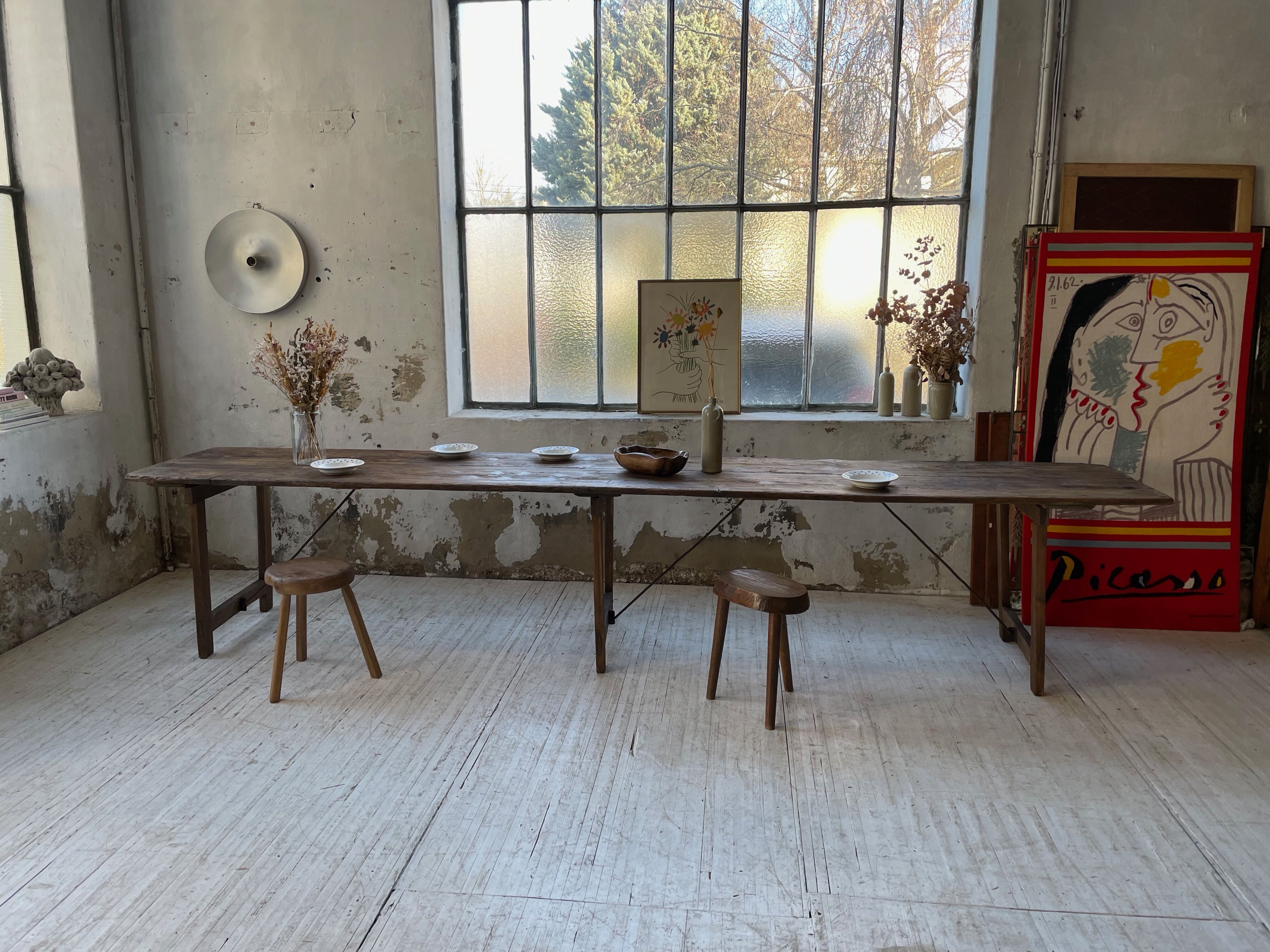 Guinguette table XXL 4m folding