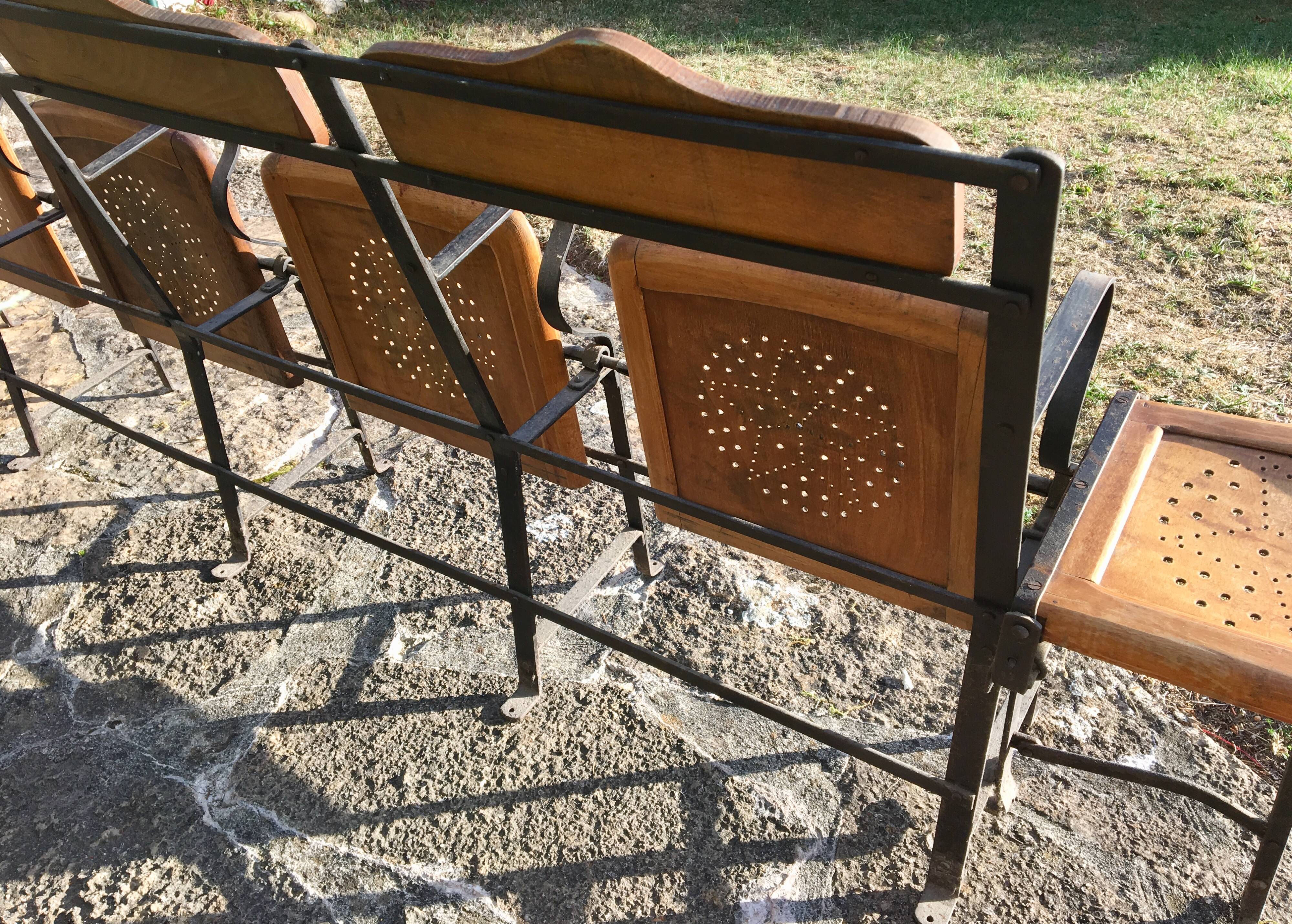 Fauteuils de cinéma 1920 5 places