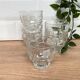 6 silkscreened vintage glasses