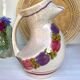 Vintage ceramic pitcher from Pornic Ninon