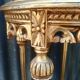 Louis XVI style harness in gilded wood and marble