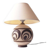 Art Deco ceramic ball lamp