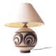 Art Deco ceramic ball lamp
