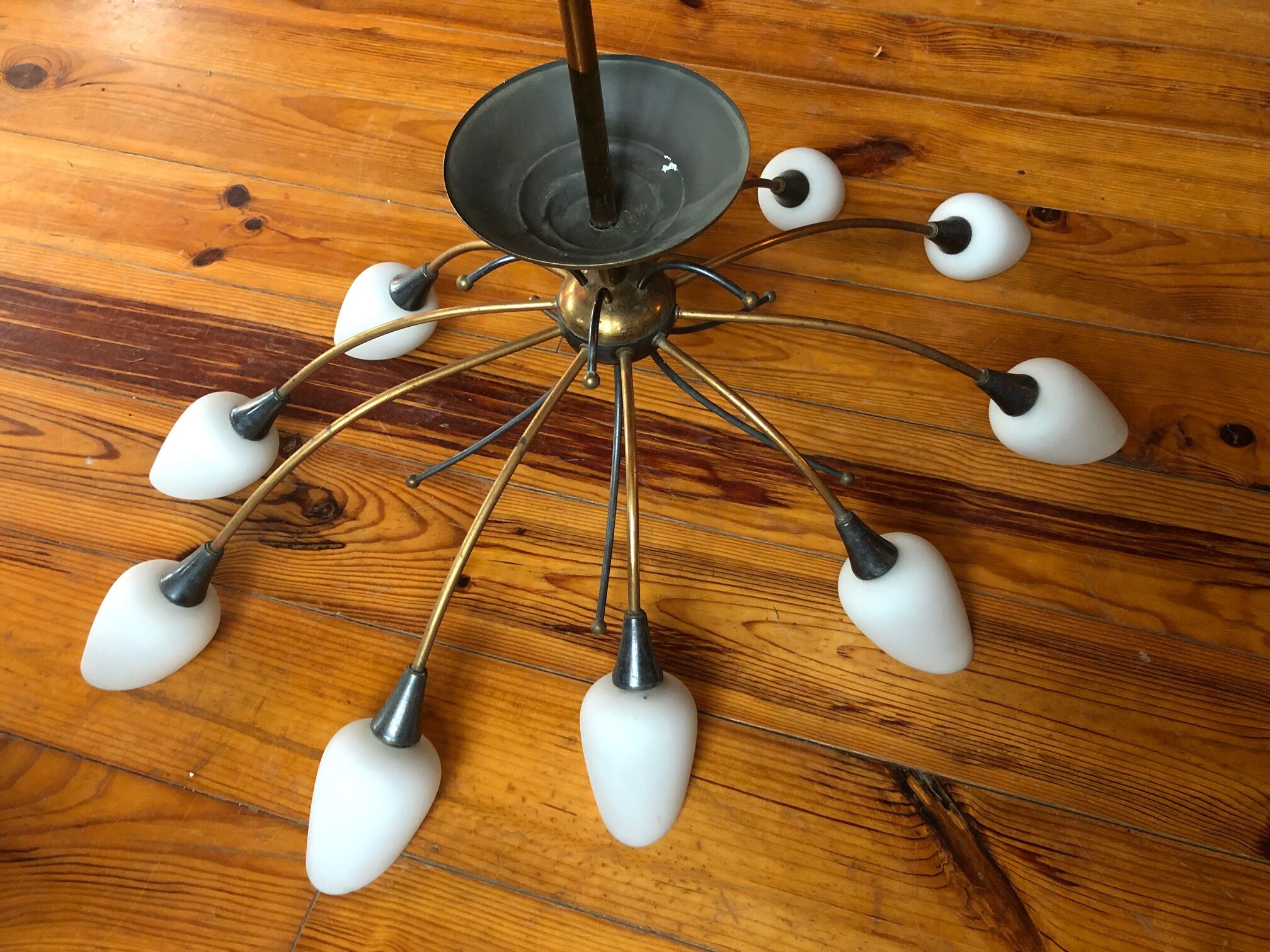 Sputnik style chandelier 50