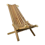 Fauteuil pliable scandinave, 1980