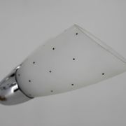 Mid-Century Chrome-Plated 6 Flamming Chandelier by Instala Decin, 1950s