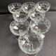 8 ½ cut crystal champagne glasses