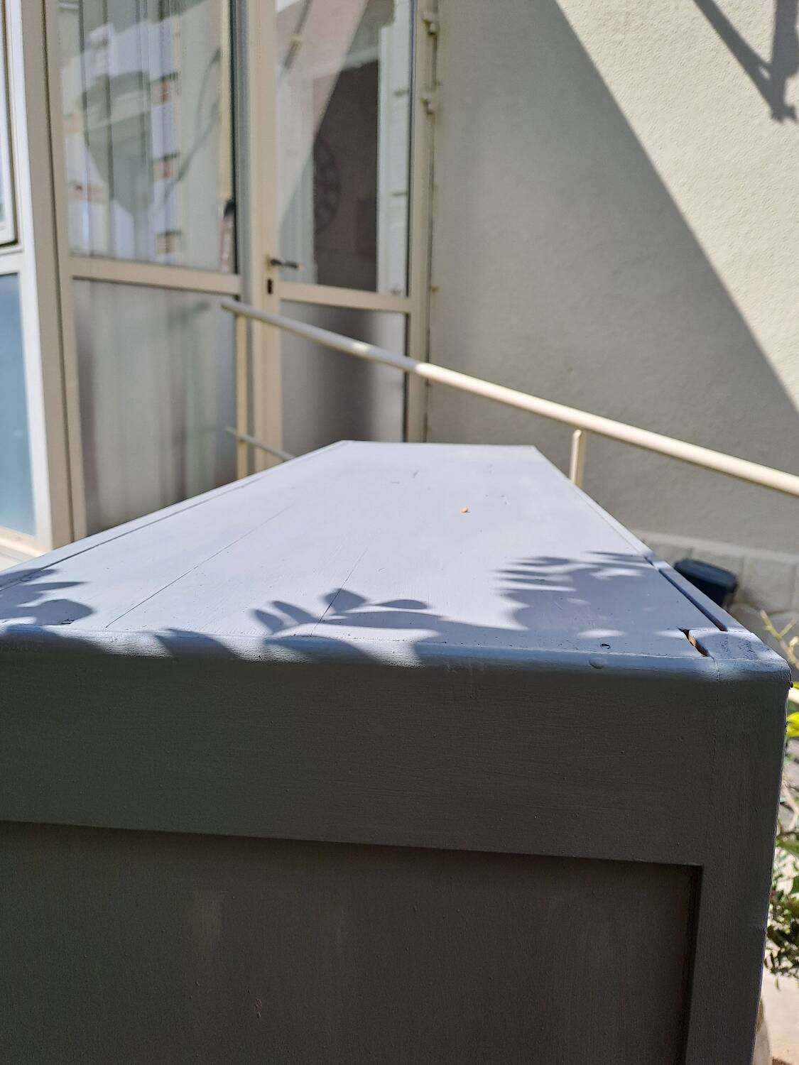 Art Deco 3-door glass bookcase