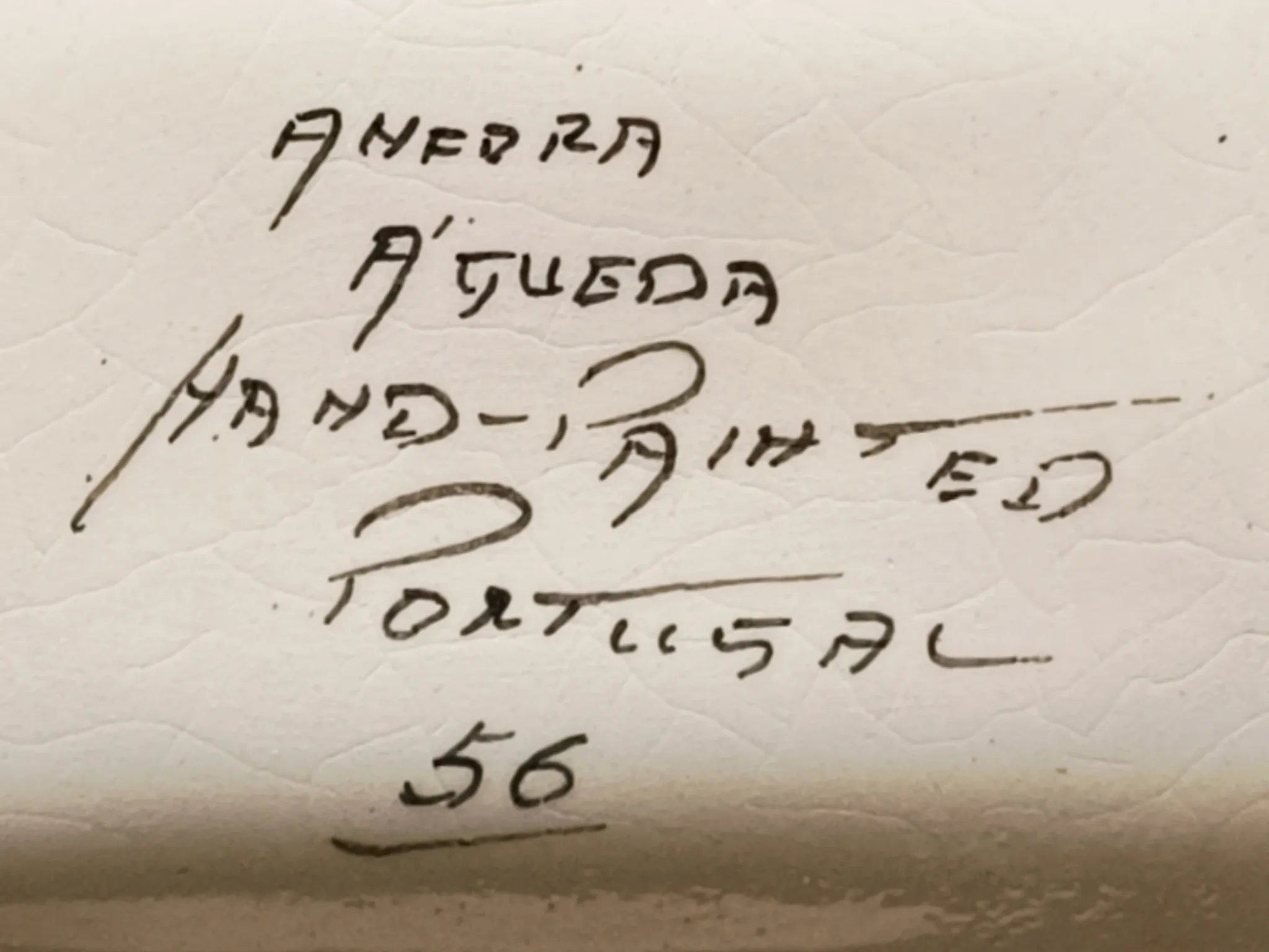 Saucière en faïence portugaise Anfora Águeda