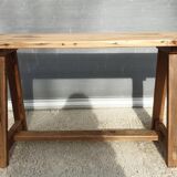 Coffee table workshop trestle Pine