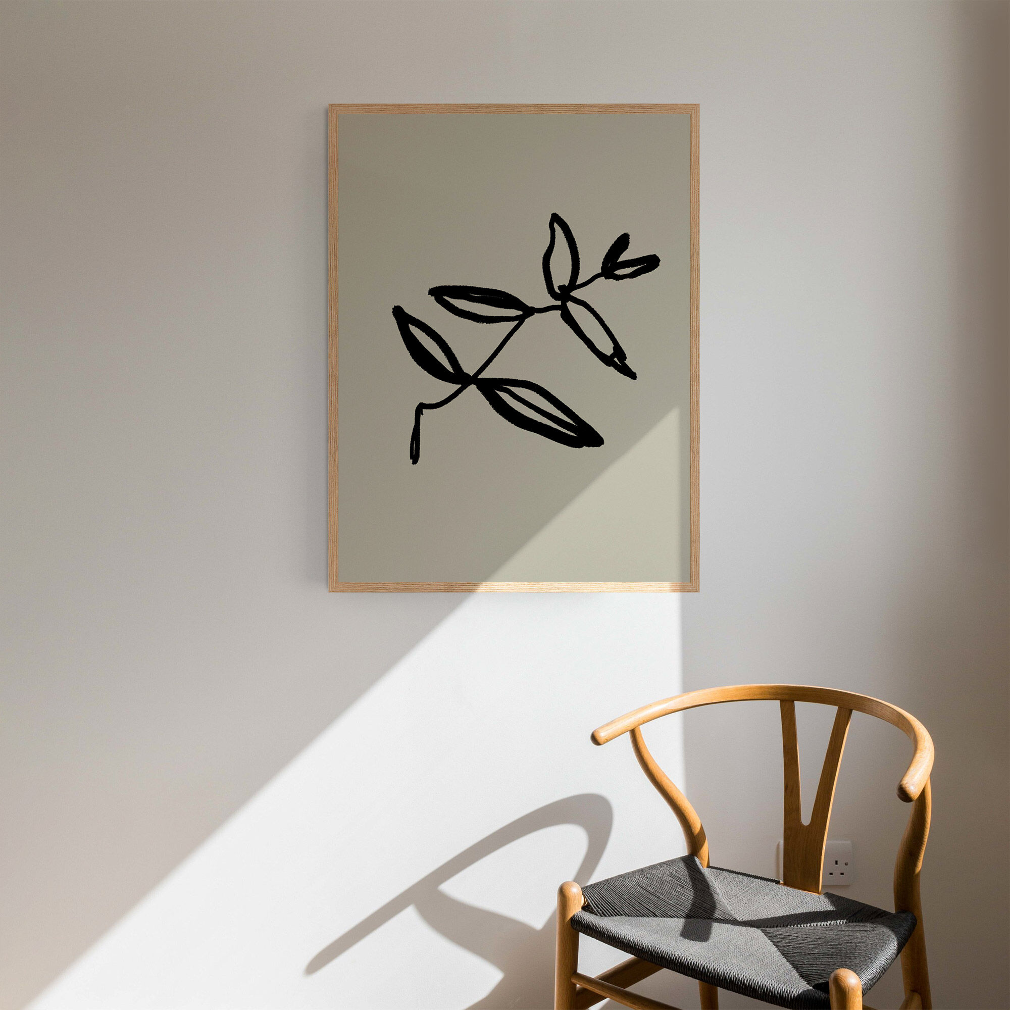 Botanical illustration giclee print, 50x70