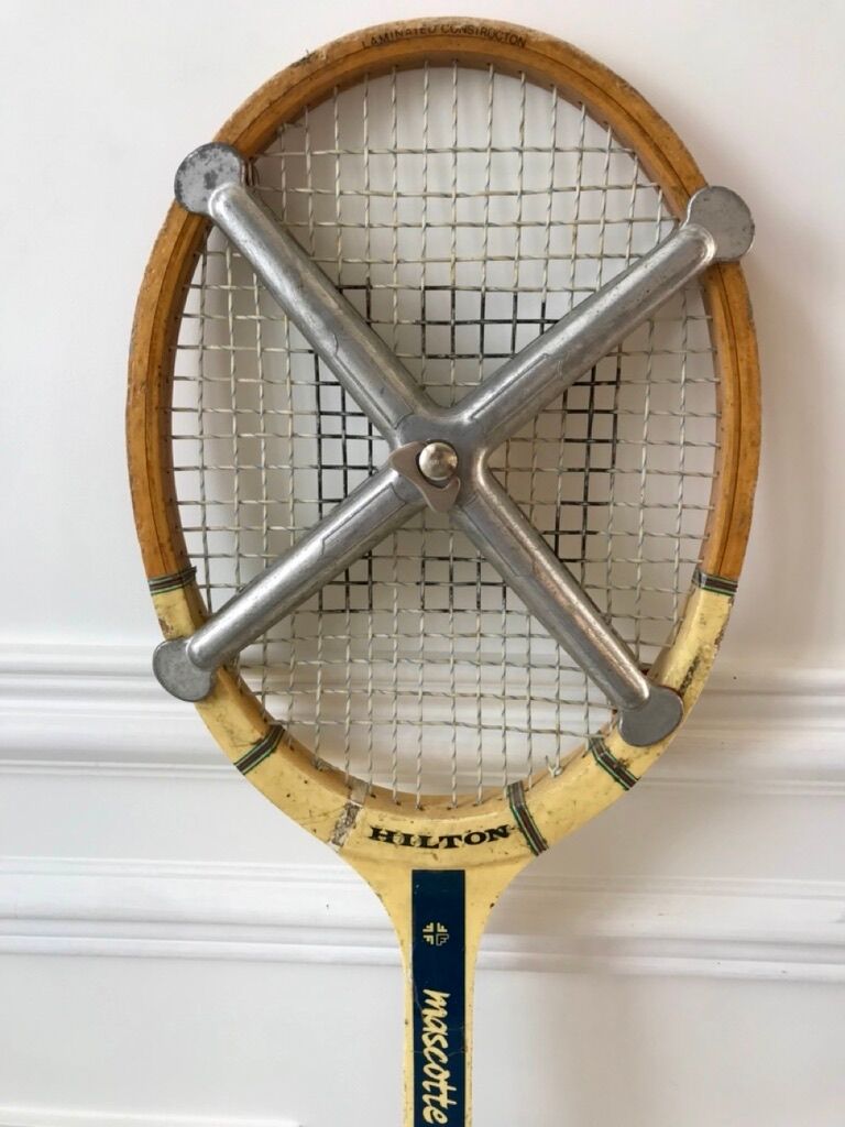 vintage racket with tensioner Mascot 70s