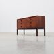Commode danoise moderne du milieu du siècle, Danemark, vers les années 1960.