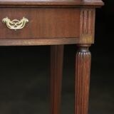 Superb mahogany and marble console table (early 20th century).
