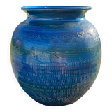 Large Aldo Londi Bitossi vintage ceramic vase