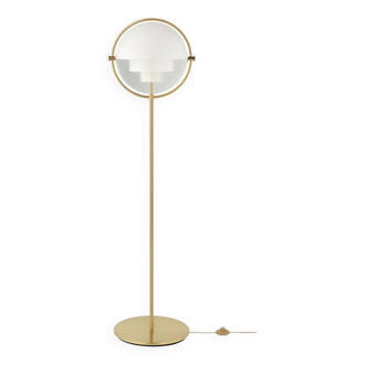 Multi-lite Floor Lamp Brass / White - Gubi