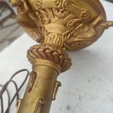 Pied de lampe en bronze du XIX siècle