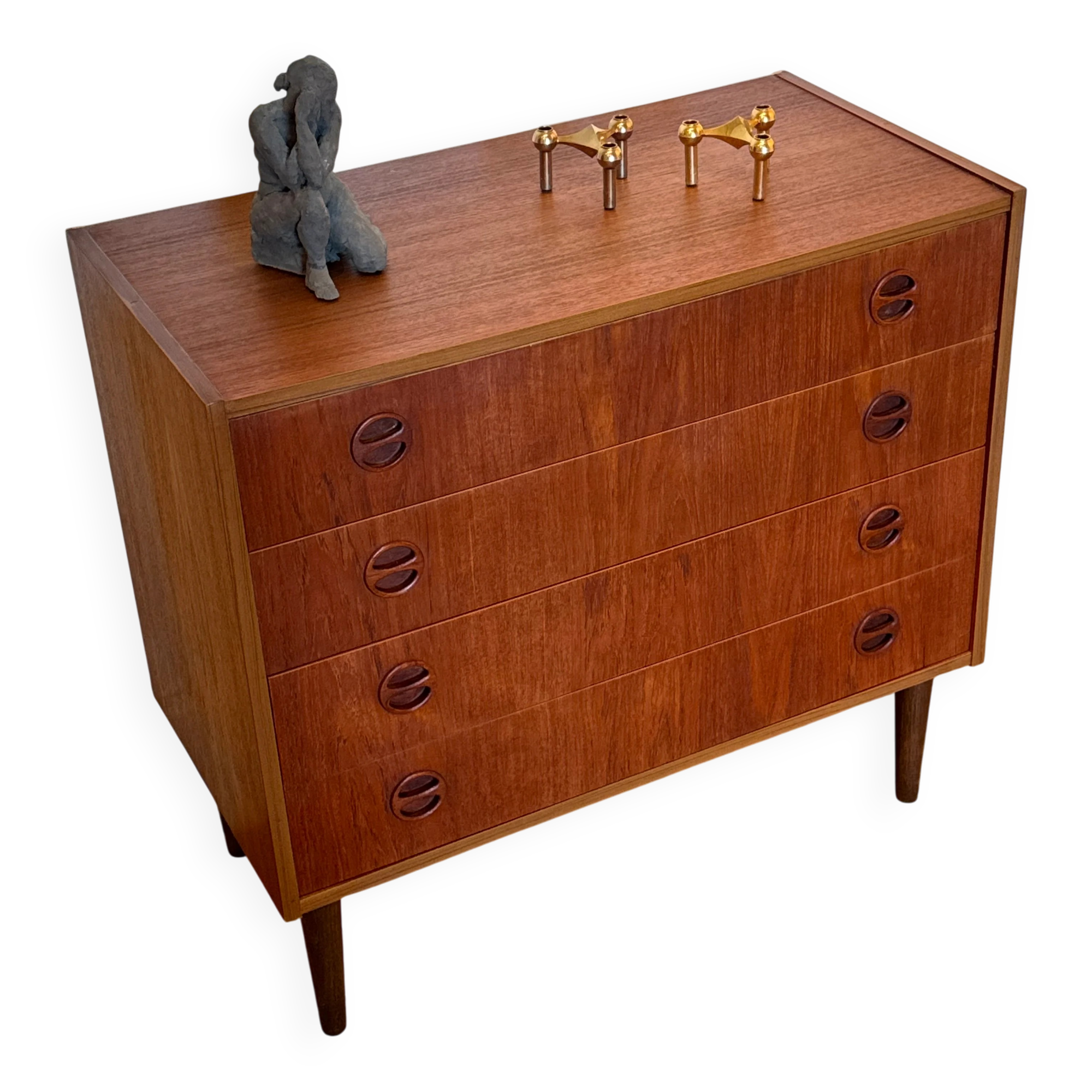Commode scandinave vintage en teck "Asta"
