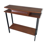 Vintage teak console Italy 1960