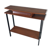 Vintage teak console Italy 1960