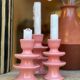 Barbapapa pink candle holder