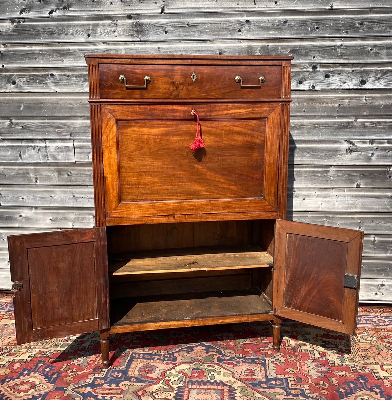Secrétaire en acajou d’époque Louis XVI XVIII eme siècle