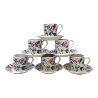 Art Deco coffee cups Galeries Lafayette