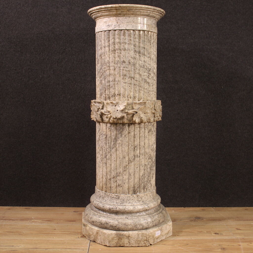 alabaster column from 20th century