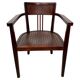 Art Nouveau office chair