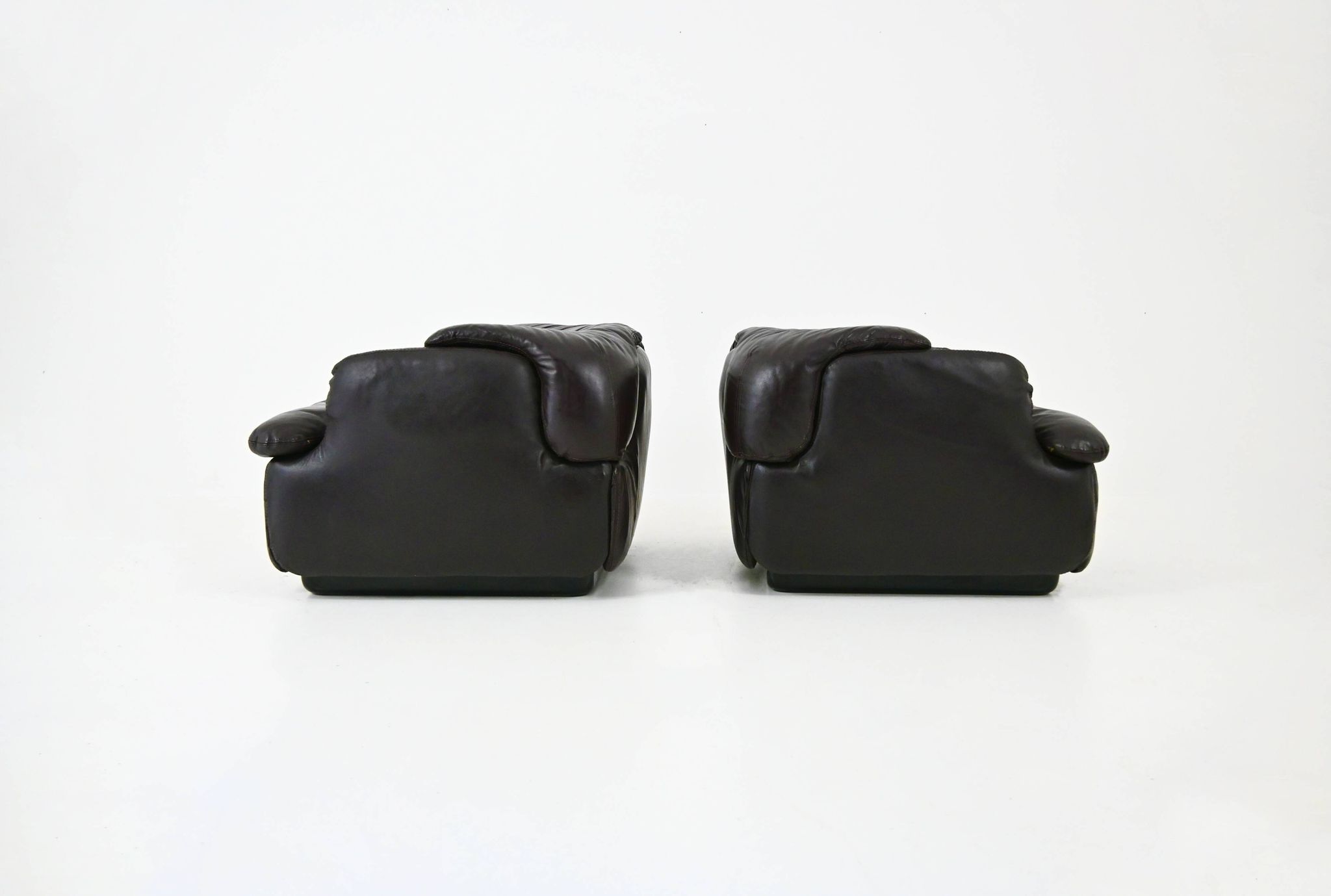 "Confidential" armchairs by Alberto Rosselli for Saporiti Italia, 1970s