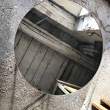 Coffee table end table art deco mirror