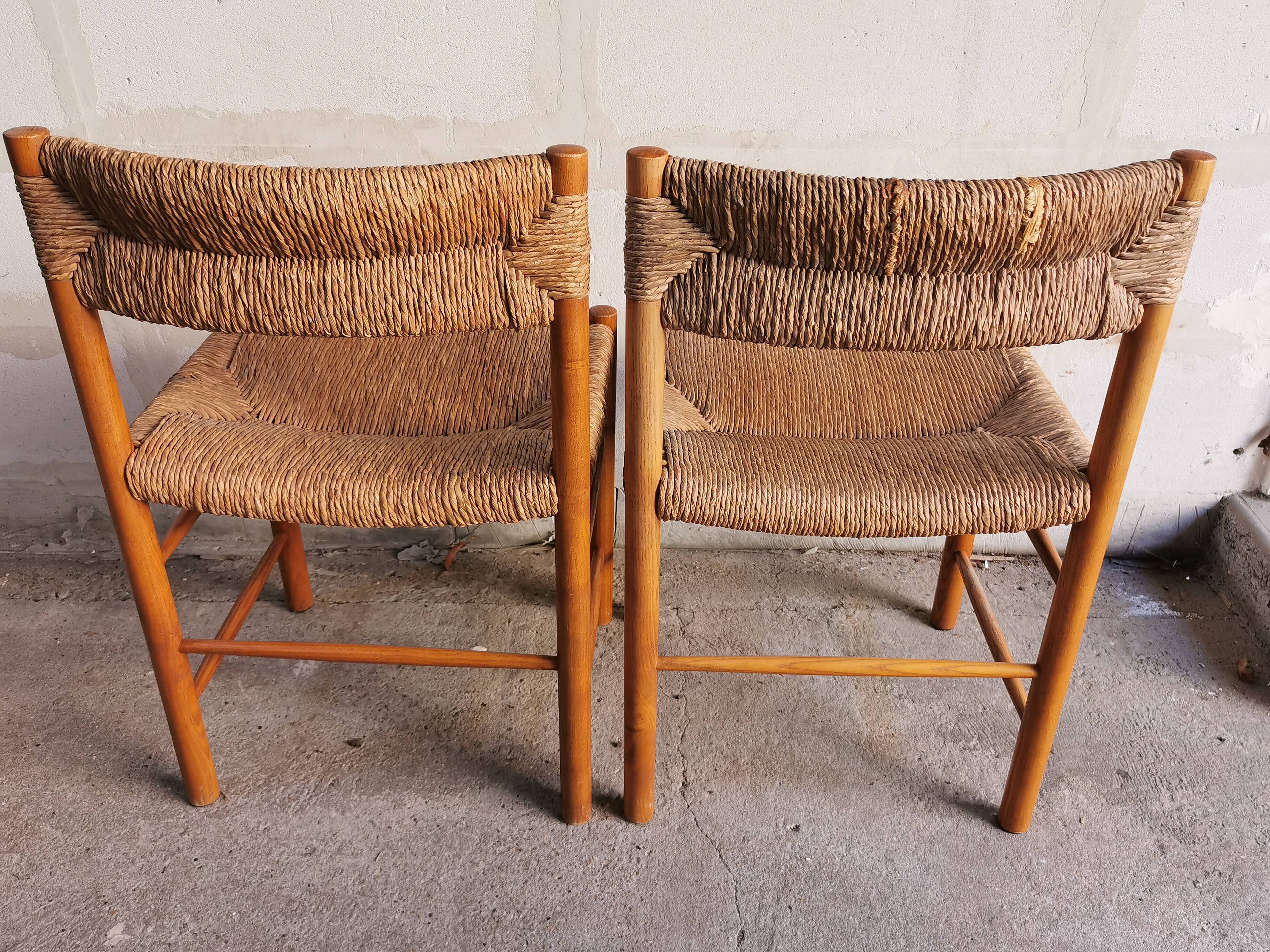 4 vintage chairs Dordogne model by Robert Sentou
