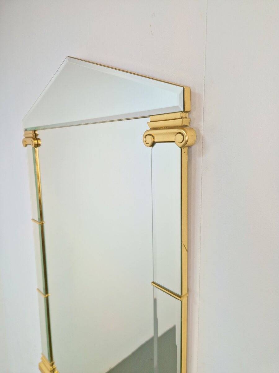 Hollywood Regency Gilded Mirror from Deknudt, Belgium, 1970