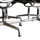 Eames Vitra chaise d'appoint en cuir alu lot de quatre