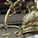 Grand antique chandelier in Gothic style.