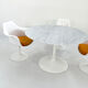 Marble table 120 cm Tulip by Eero Saarinen edited by Knoll, 1970s