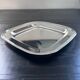 Silver-plated metal dish