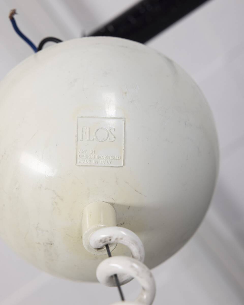 Vintage 1960s Nictea chandelier designed by Afra and Tobia Scarpa for Flos