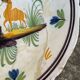 Old dish camels and palm trees restored