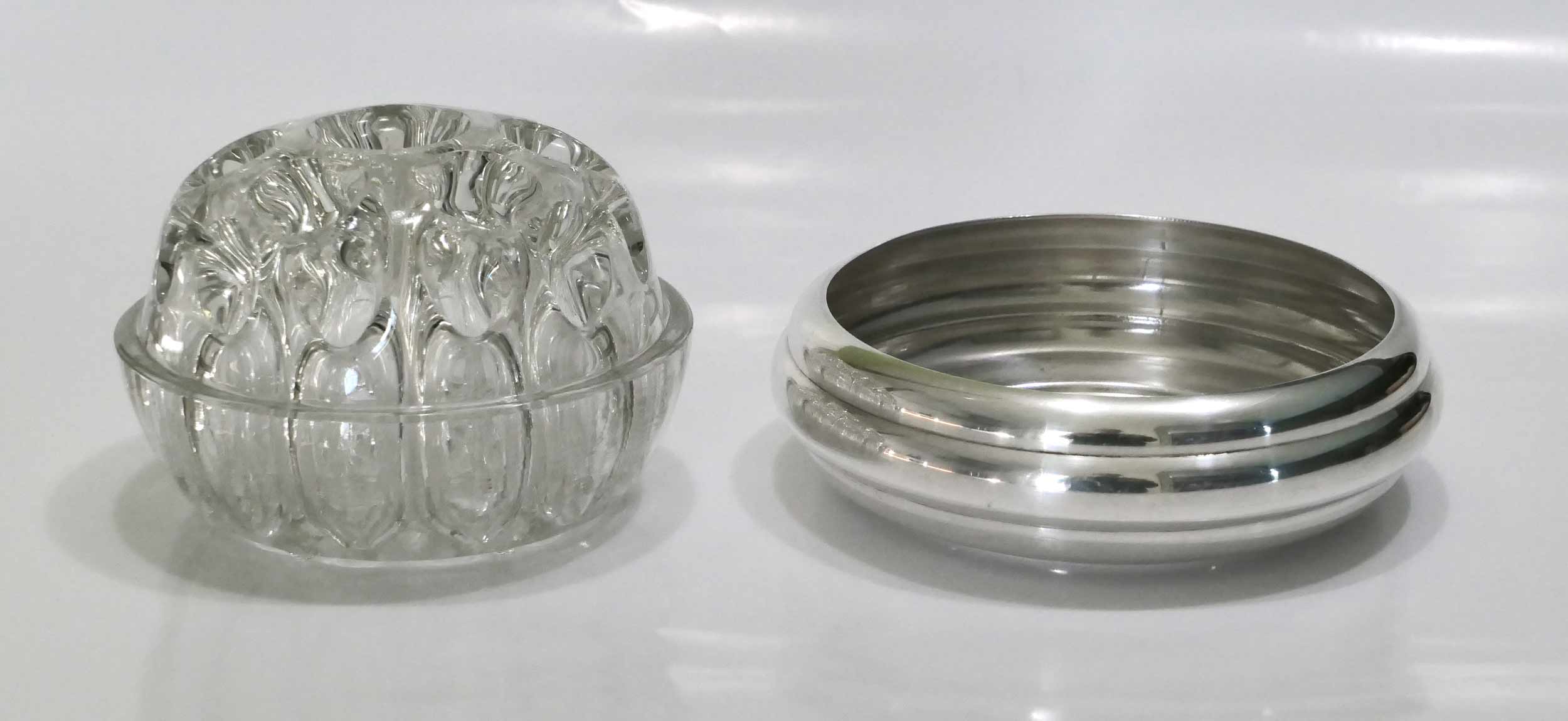 Pique flowers or wears silver metal pen Christofle Gallia