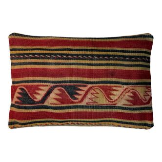 Vintage turkish handmade cushion cover , 30 x 50 cm