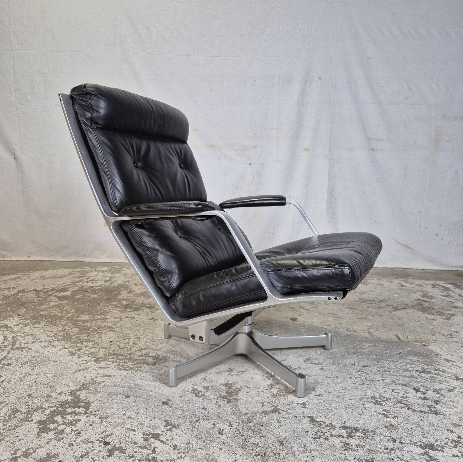 Fauteuil vintage FK85 de Jørgen Kastholm et Preben Fabricius