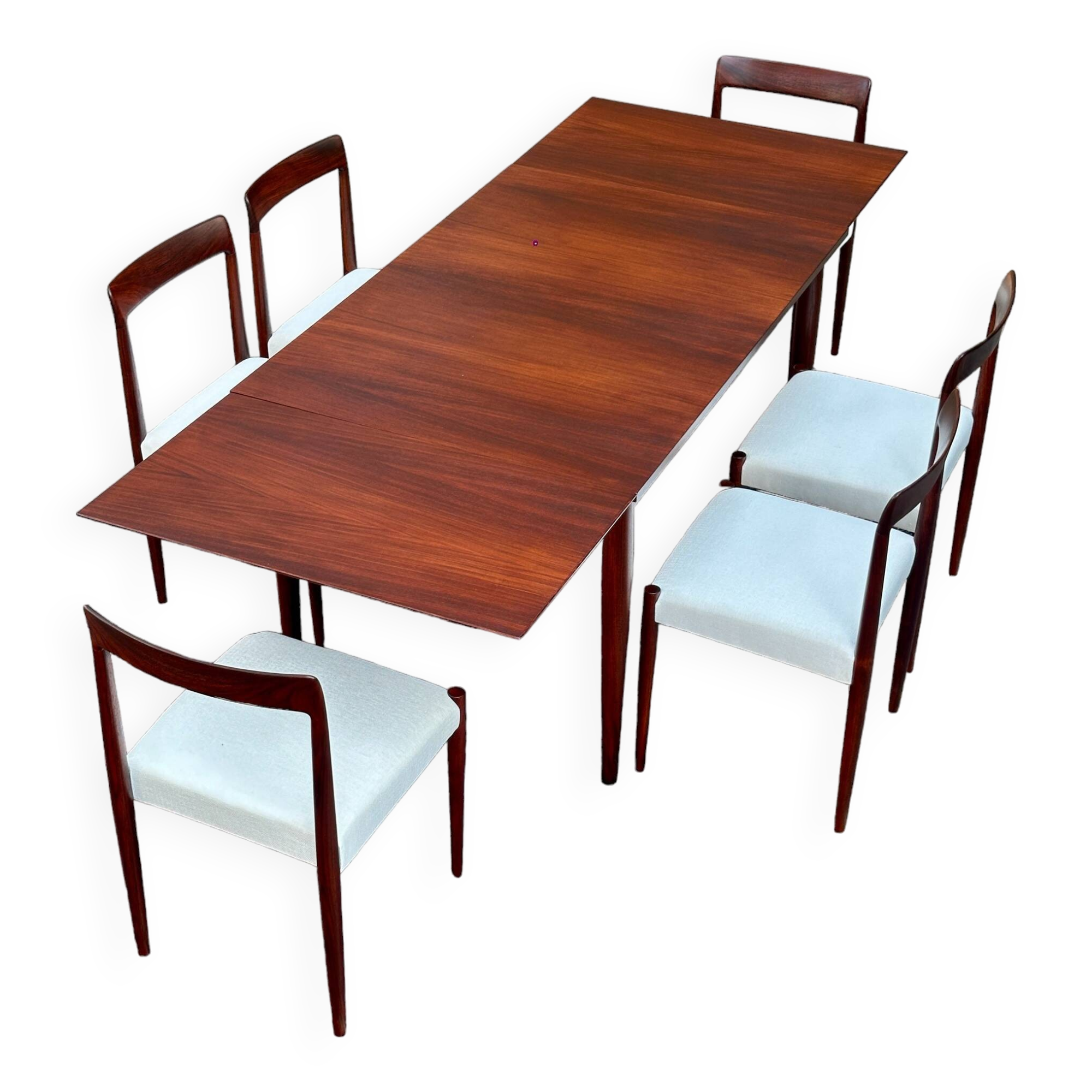 Professionally Refurbished Danish Rosewood Dining Set