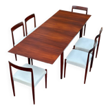 Professionally Refurbished Danish Rosewood Dining Set