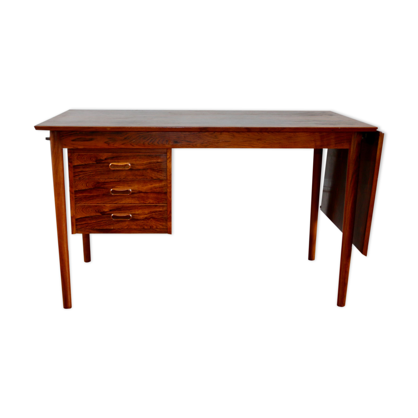 Bureau scandinave vintage palissandre de Rio Arne Vodder 1960
