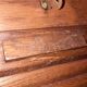 Oak curtain binder