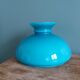 Turquoise opaline glass globe lampshade